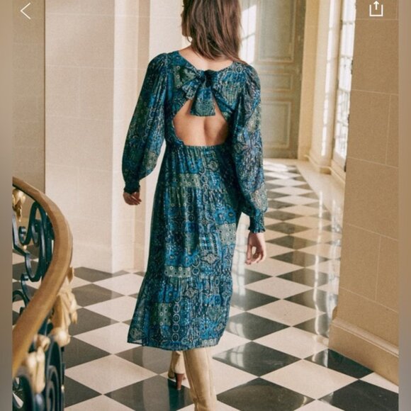 Sézane Prunelle Dress in Arizona Print Size 34/US 2 - Picture 3 of 6